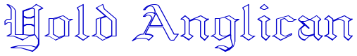 Yold Anglican шрифт